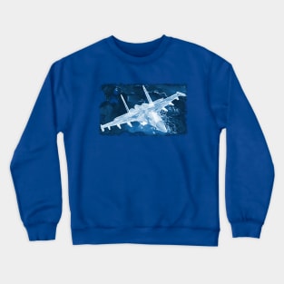 Fighter Jet Xray Crewneck Sweatshirt